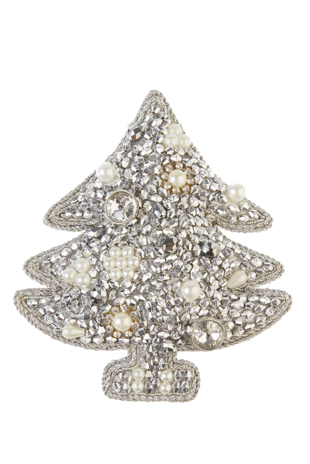 Cluster Beaded Christmas Tree Ornament